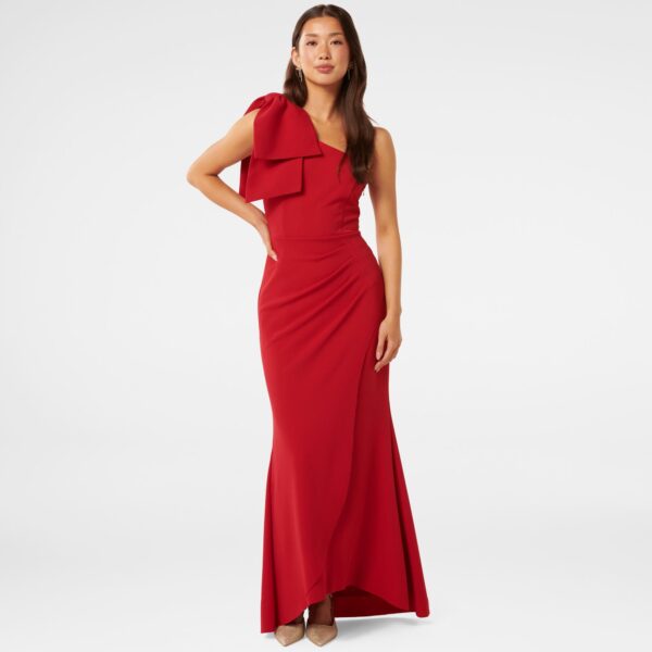 Lisa One Shoulder Ruffle Dress