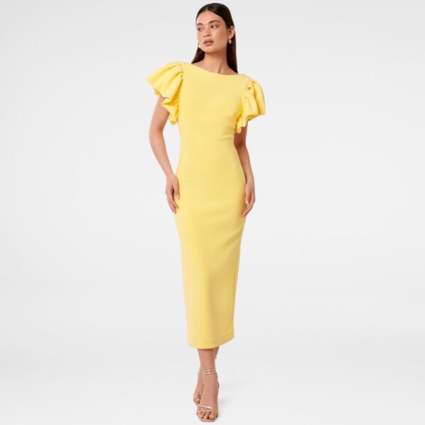Liz Frill Sleeve Bodycon Dress