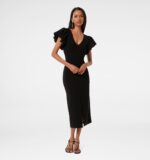 Liz Petite Frill Bodycon Dress