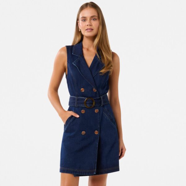 Lizzie Denim Blazer Dress