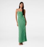 Maybelle Lace Ruffle Midi Dress