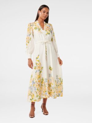 Primrose Trim Detail Midi Dress
