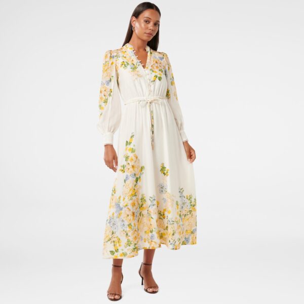 Primrose Trim Detail Midi Dress