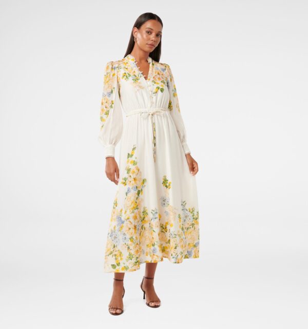 Primrose Trim Detail Midi Dress