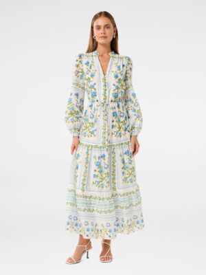 Tara Printed Midi Dress