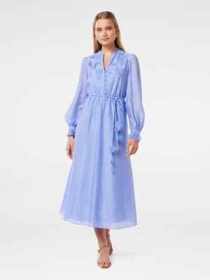 Yasmin Floral Applique Midi Dress