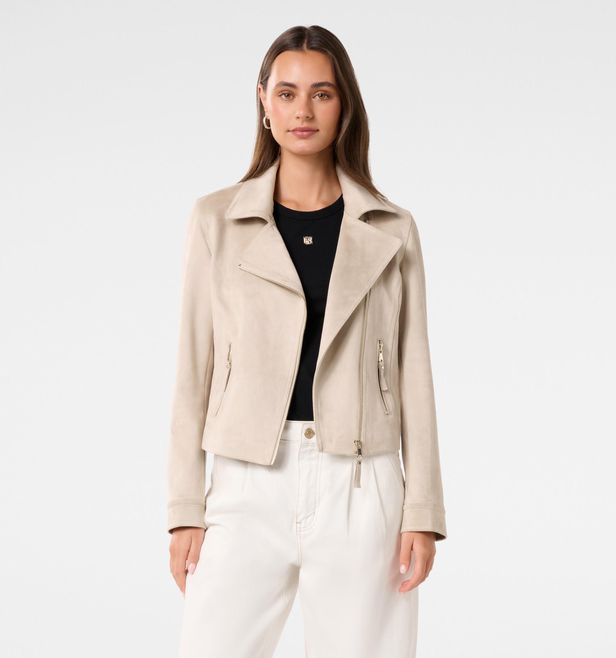 Indie Vegan Suede Biker Jacket