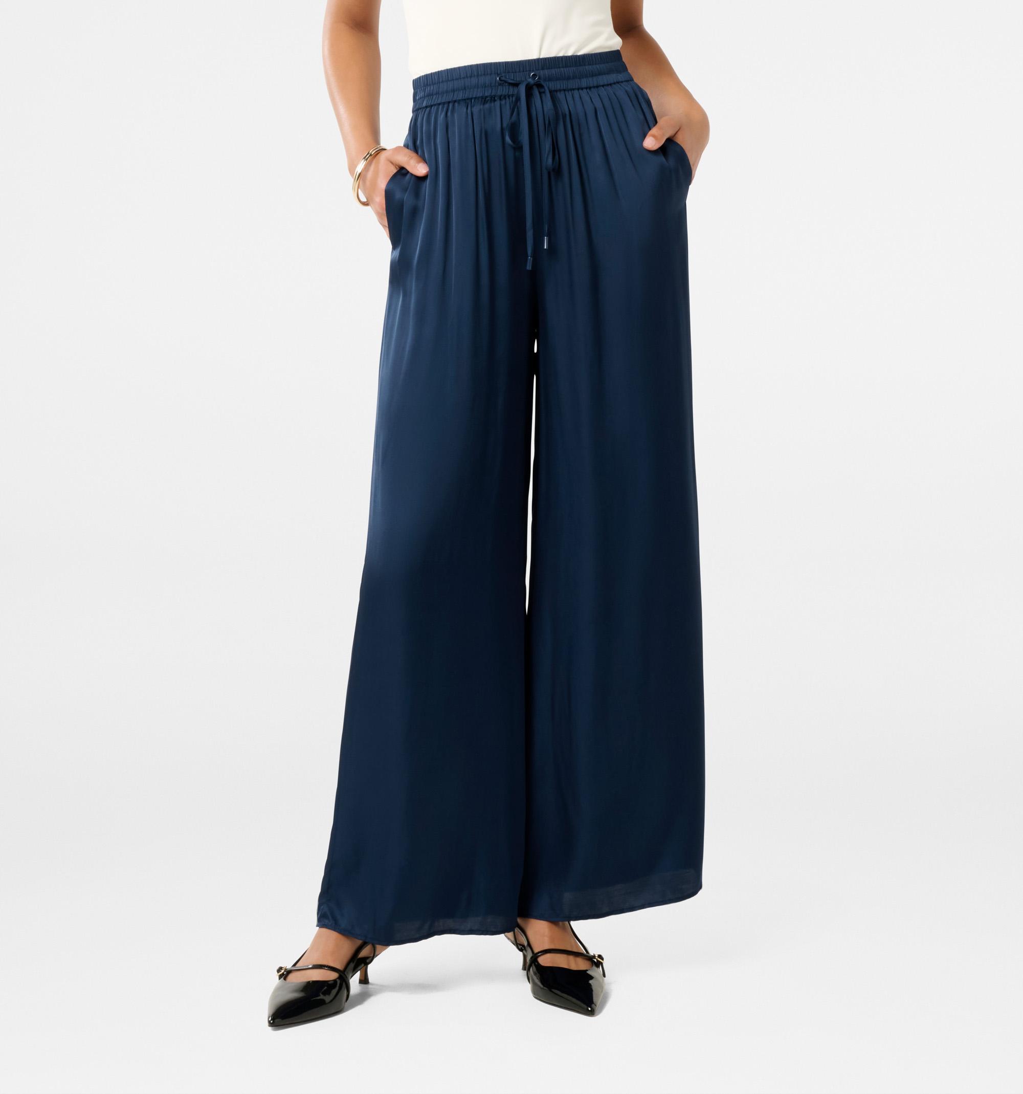 Trinity Elastic Waist Wide Leg