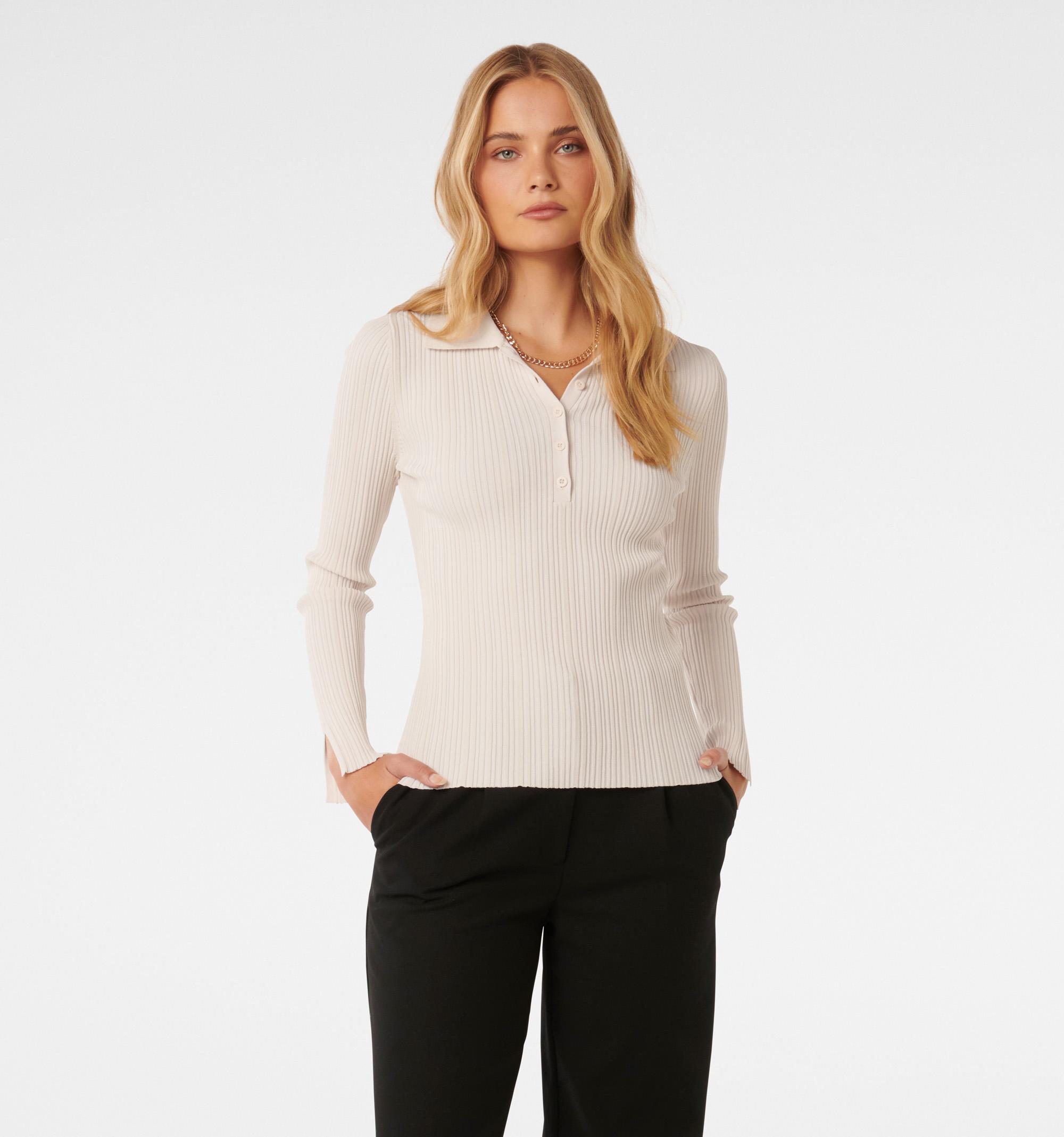 Vida Half Placket Polo Knit To